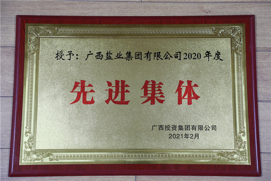 广西投资集团有限公司2020年度先进集体